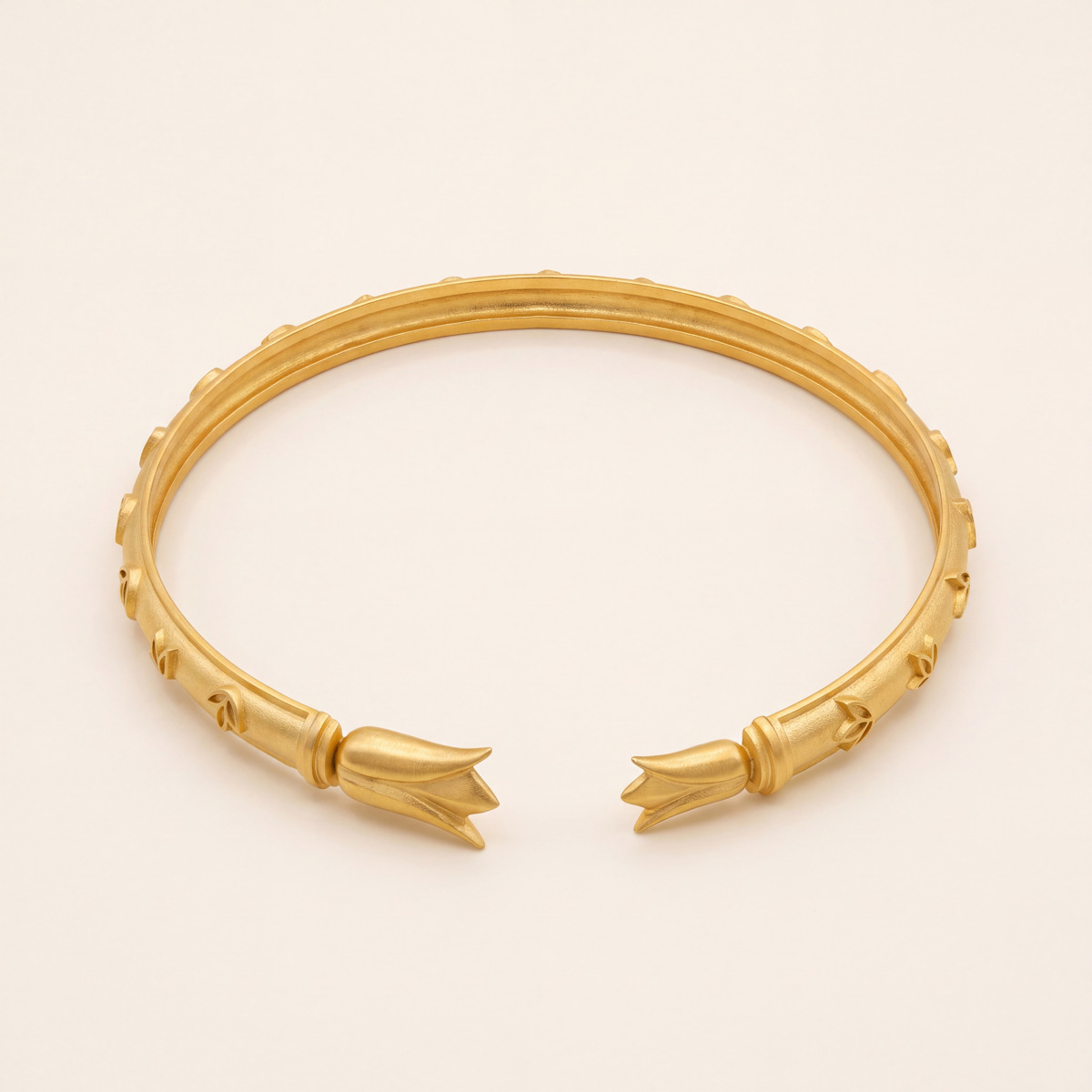 The Lotus Royale Choker flatlay