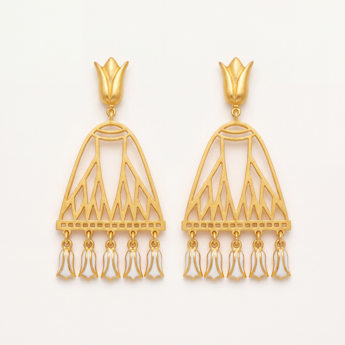 Scribe's Lantern Earrings — Sahar Zaghloul