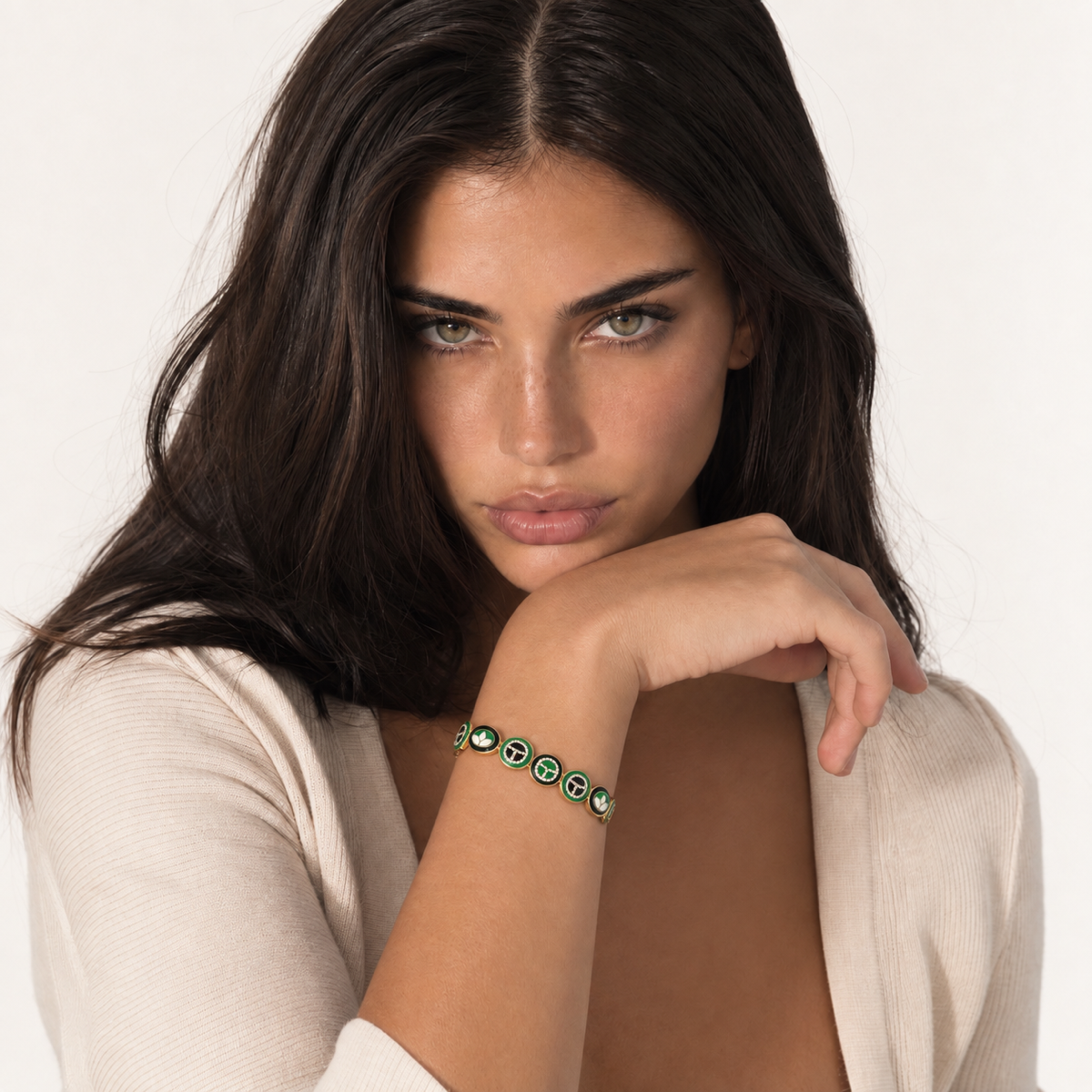 Egyptian Medallion Cuff — Sahar Zaghloul